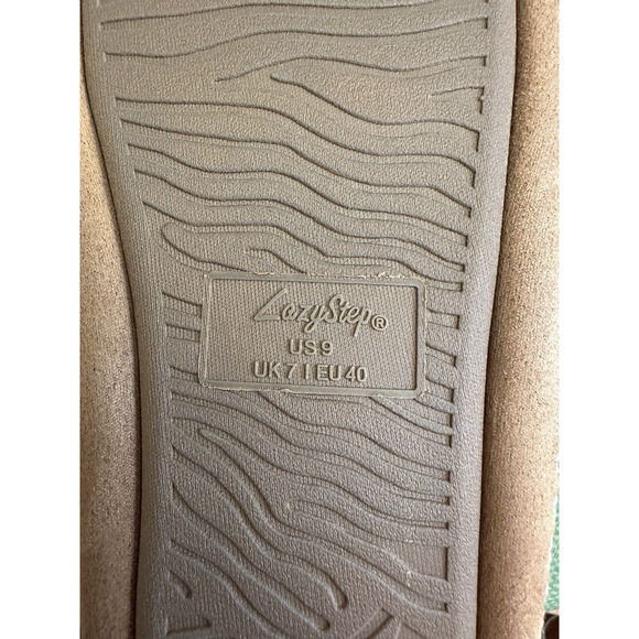 Women's Slippers Furry Foldover Boot Microsuede Size 8.5/9 Lazy Step New w/Tag - Picture 7 of 8